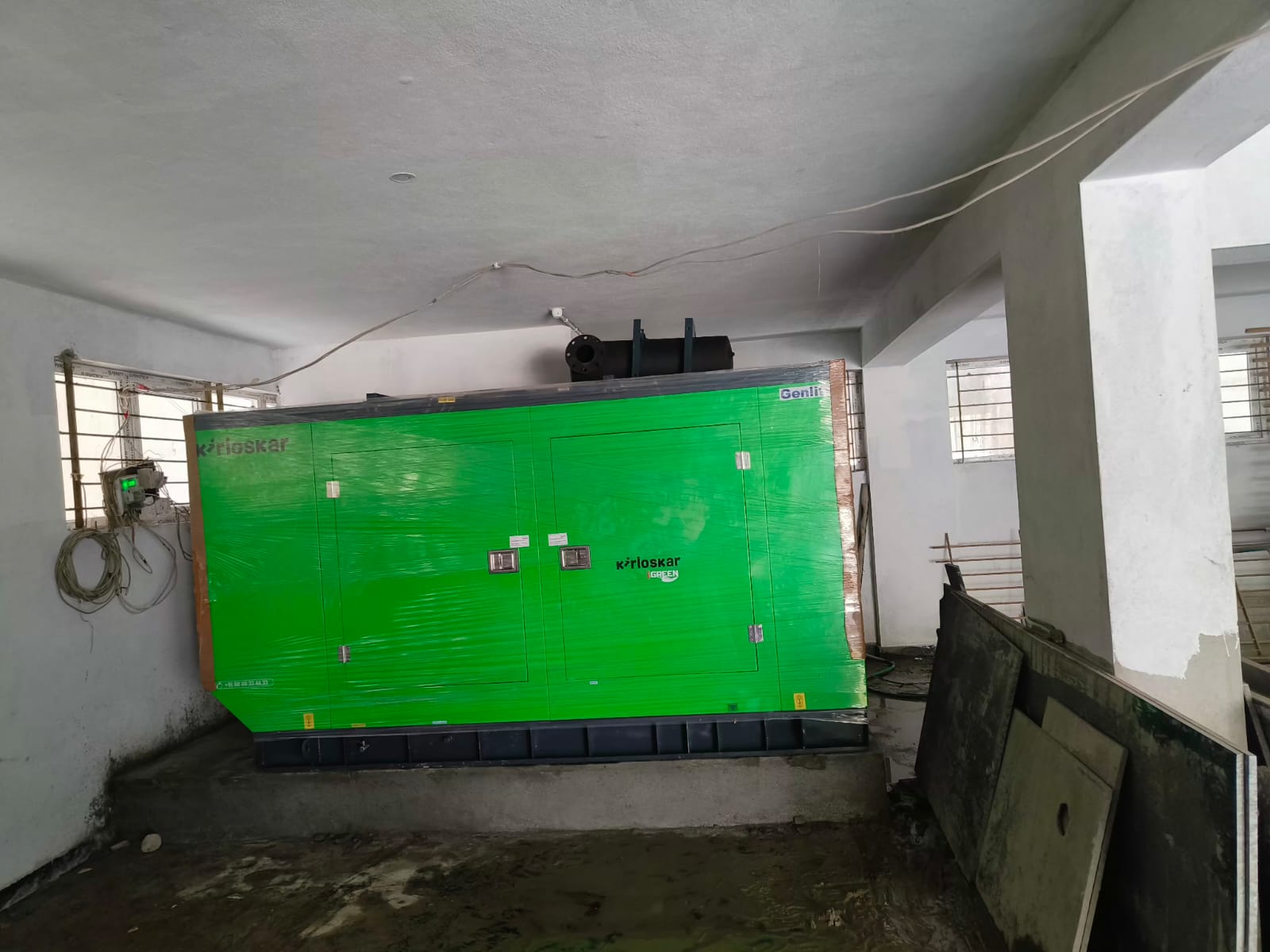 Revamp Power Solutions - Latest update - 125KVA Kirloskar Green DG Set installed at Basaveshwarnagar Bangalore