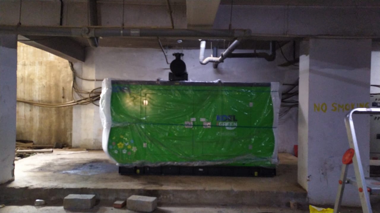 Revamp Power Solutions - Latest update - 125KVA Kirloskar Green DG Set installed at Banashankari 6th Stage , Bangalore