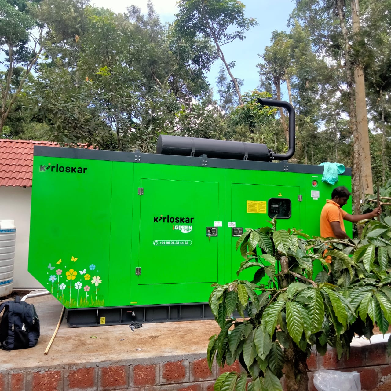 Revamp Power Solutions - Latest update - 125KVA DG Set installed at Banashankari 6th stage , Bangalore