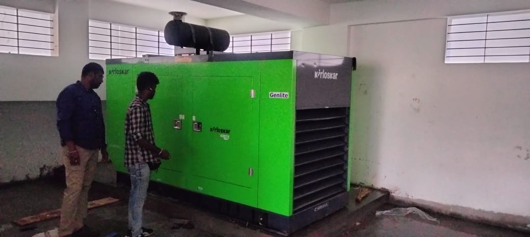 Revamp Power Solutions - Latest update - 125KVA Kirloskar Green DG Set installed at Shivanand Circle , Bangalore