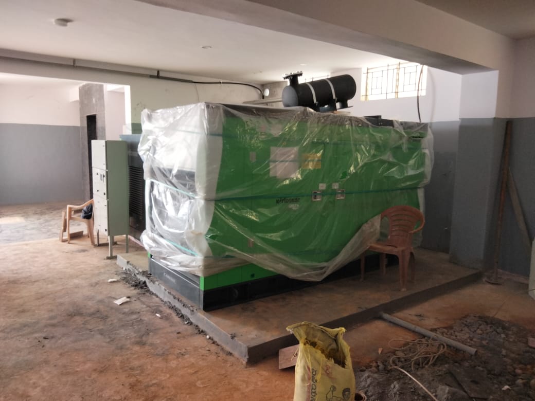 Revamp Power Solutions - Latest update - 125KVA Kirloskar Green DG Set Installed  at Whitefield  , Bangalore