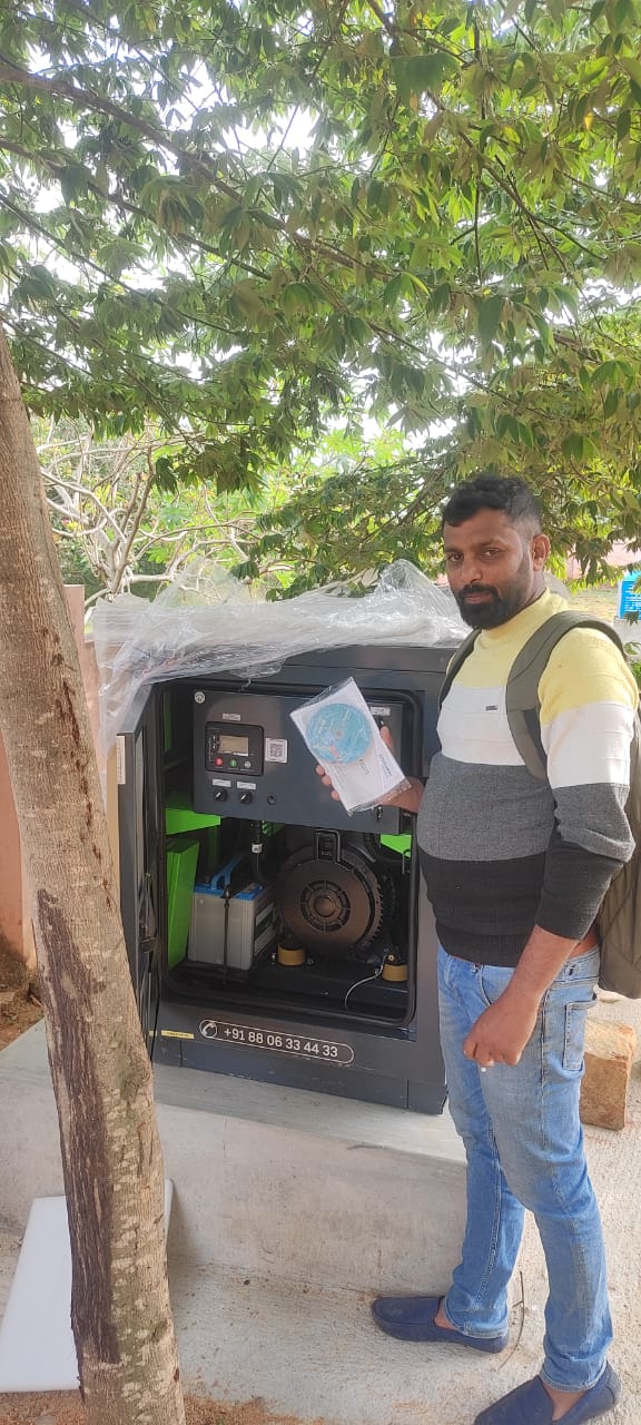 Revamp Power Solutions - Latest update - 15KVA Kirloskar Green DG Set installed at Mittemari , Kolar