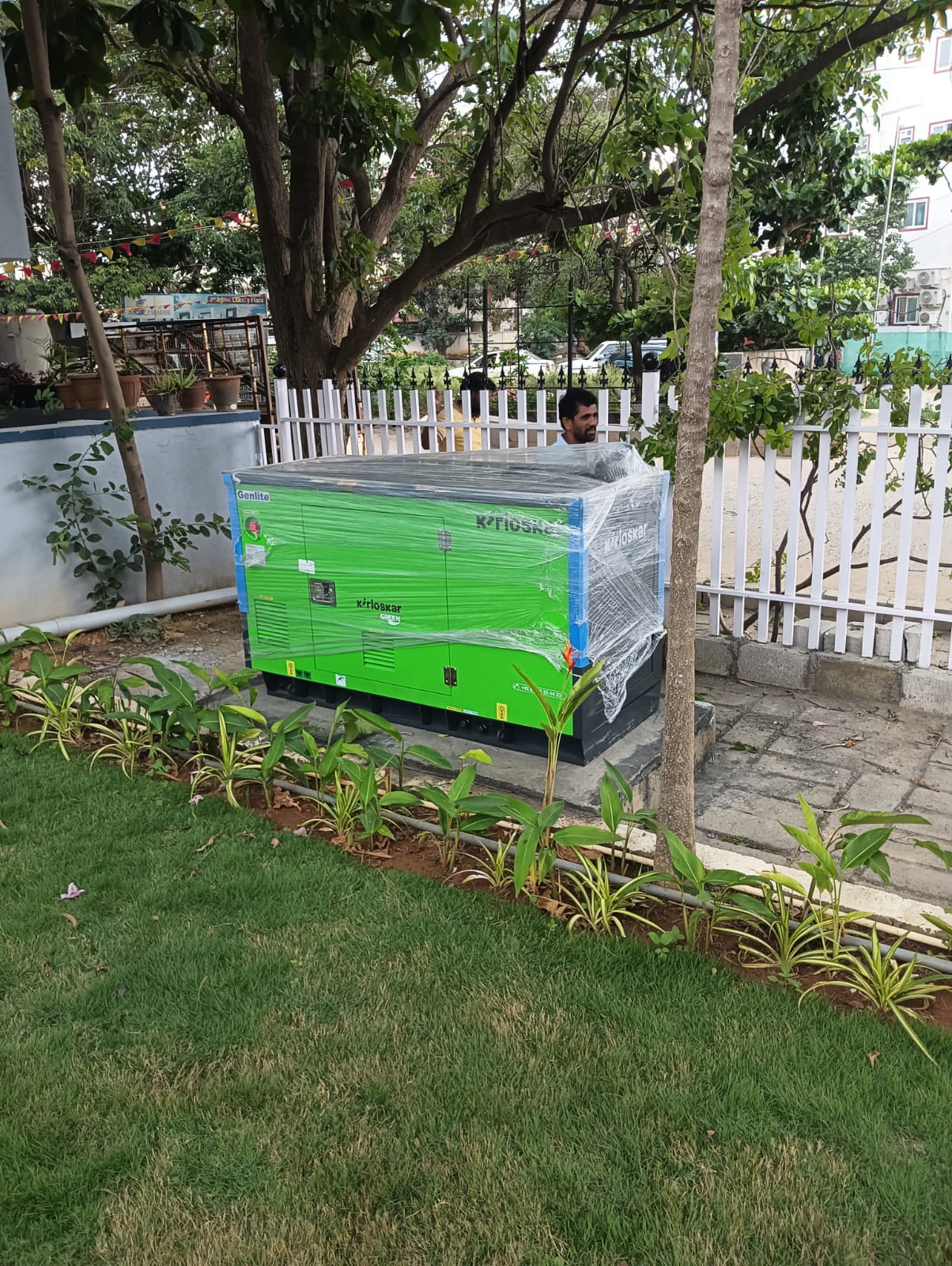 Revamp Power Solutions - Latest update - 15KVA Kirloskar Green DG Set installed at Sarjapura , Bangalore