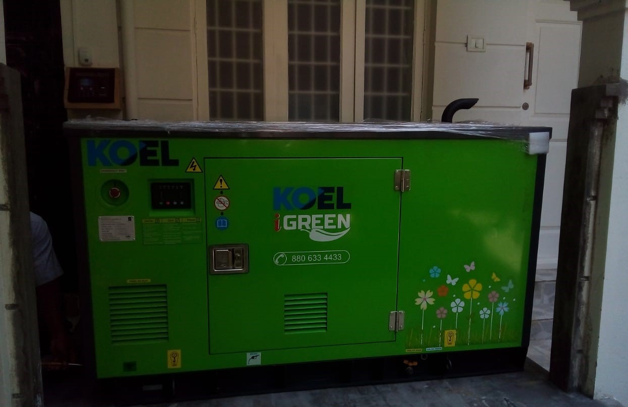 Revamp Power Solutions - Latest update - 25KVA DG Set installed at Hesarghatta Road