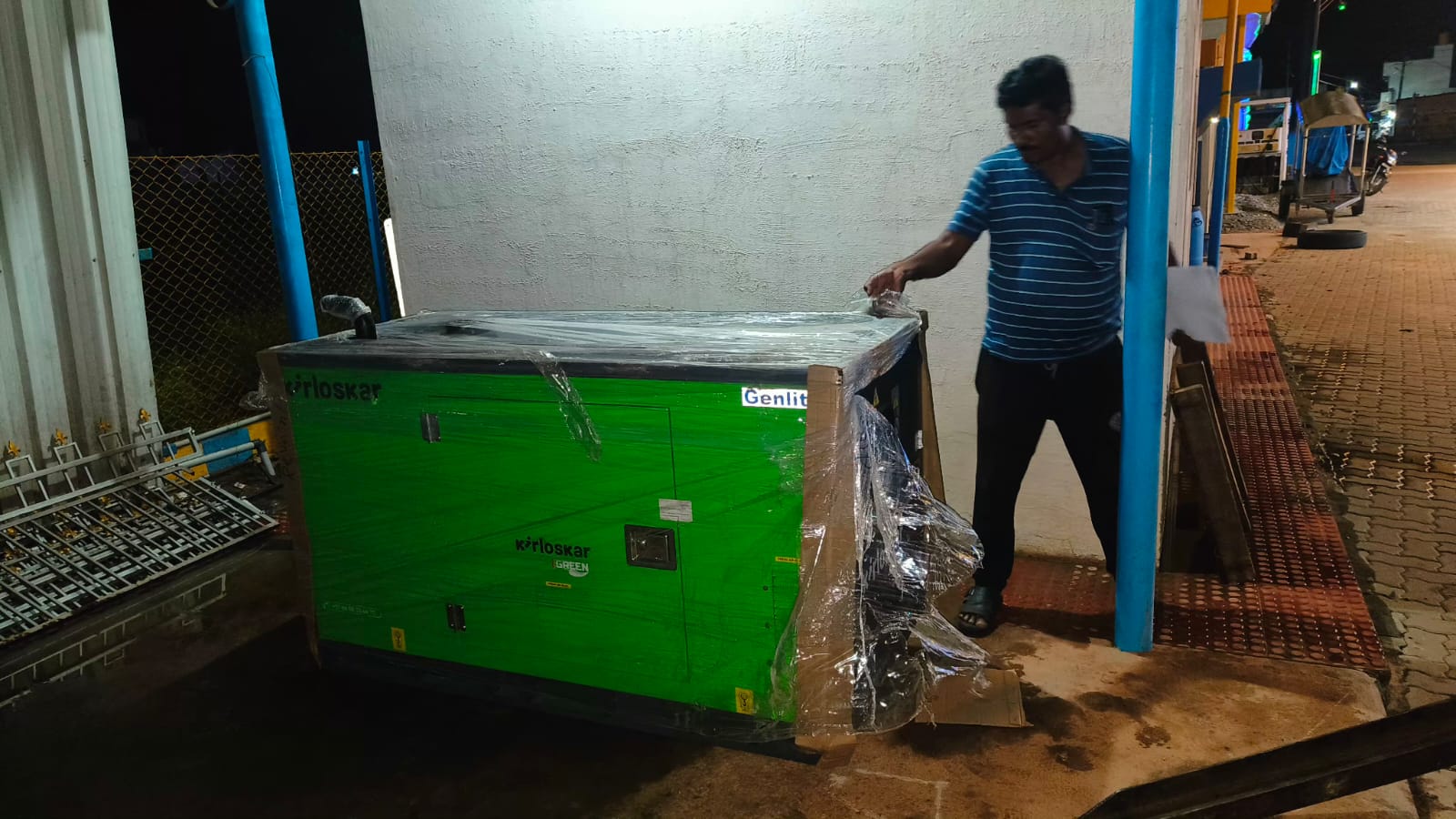 Revamp Power Solutions - Latest update - 15KVA Kirloskar Green DG Set Installed at Hoodi , Bangalore