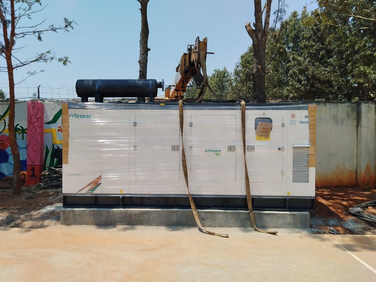 Revamp Power Solutions - Latest update - 200KVA Kirloskar Green DG Set installed at Dairy Circle Bangalore