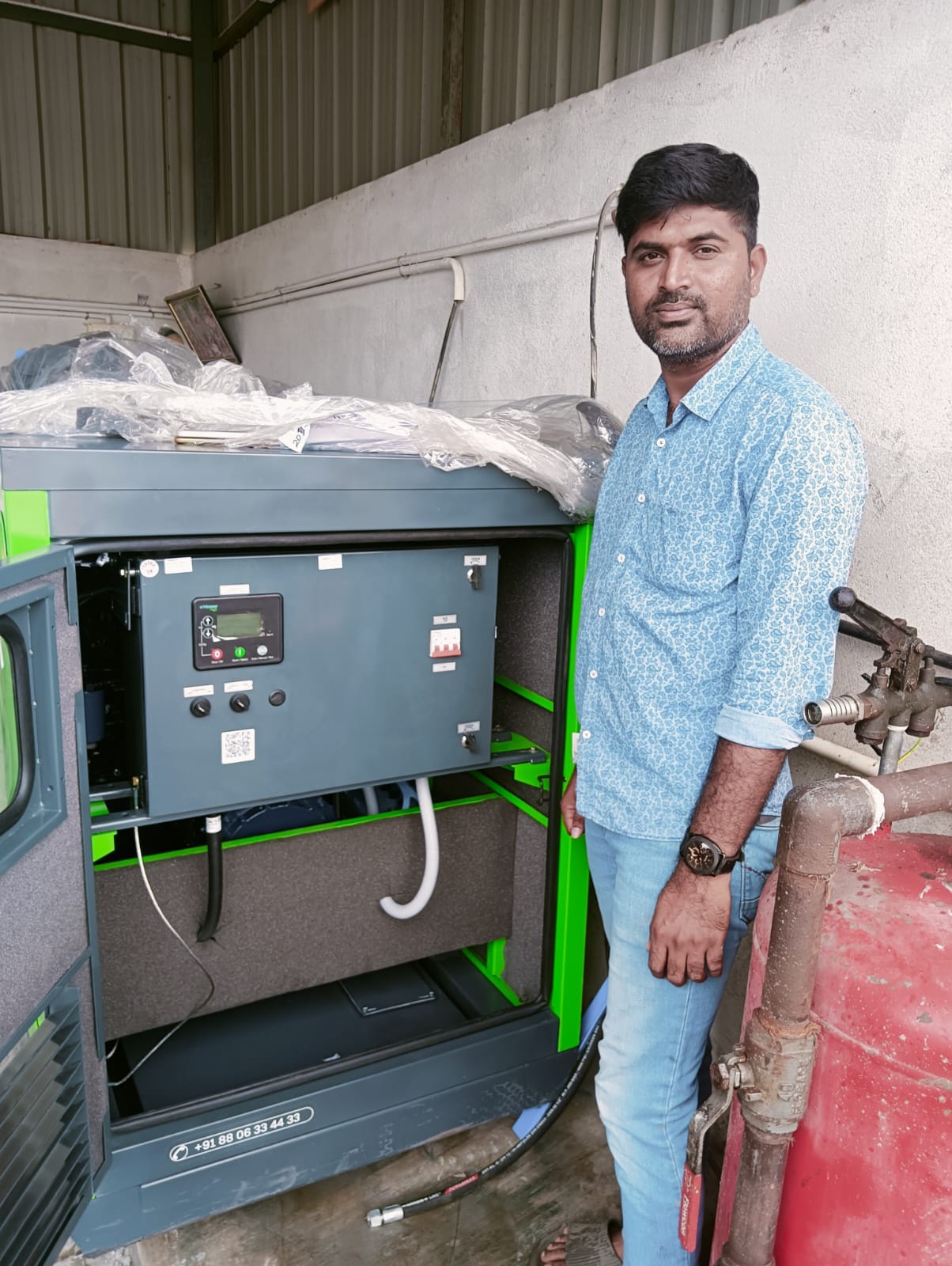 Revamp Power Solutions - Latest update - 20KVA Kirloskar Green DG Set installed at Gowribidanur , Chikkaballapur