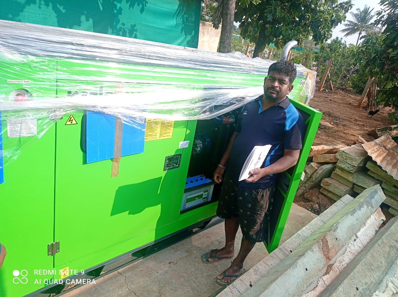 Revamp Power Solutions - Latest update - 20KVA Kirloskar Green DG Set installed at Ulsoor Road , Bangalore