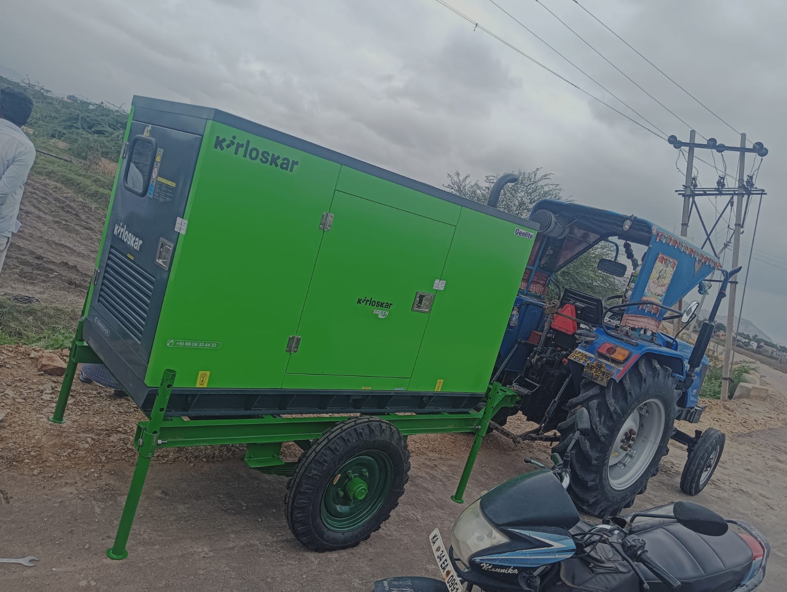 Revamp Power Solutions - Latest update - 20KVA Kirloskar Green DG Set installed at Hoskote , Bangalore