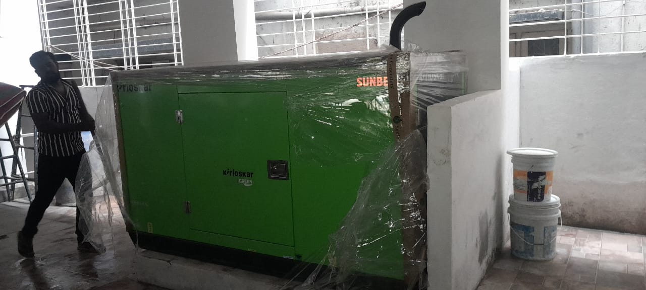 Revamp Power Solutions - Latest update - 20KVA Kirloskar Green DG Set installed at Lakkasandra , Bangalore