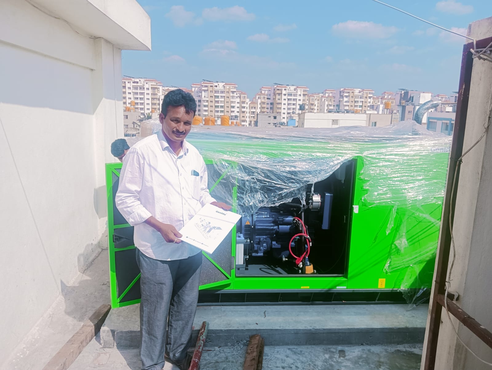 Revamp Power Solutions - Latest update - 20KVA Kirloskar Green DG Set Installed at Marathahalli , Bangalore