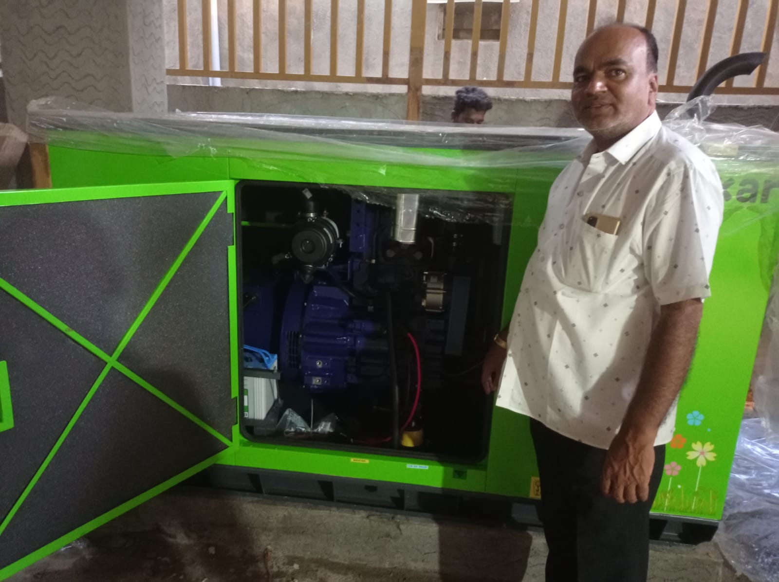 Revamp Power Solutions - Latest update - 15KVA Kirloskar Green DG Set installed at Vijay Nagar , Bangalore