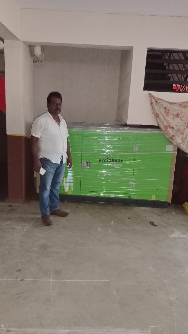 Revamp Power Solutions - Latest update - 20kva  kirloskar green dg set supplied in Gublala,kanakpura road