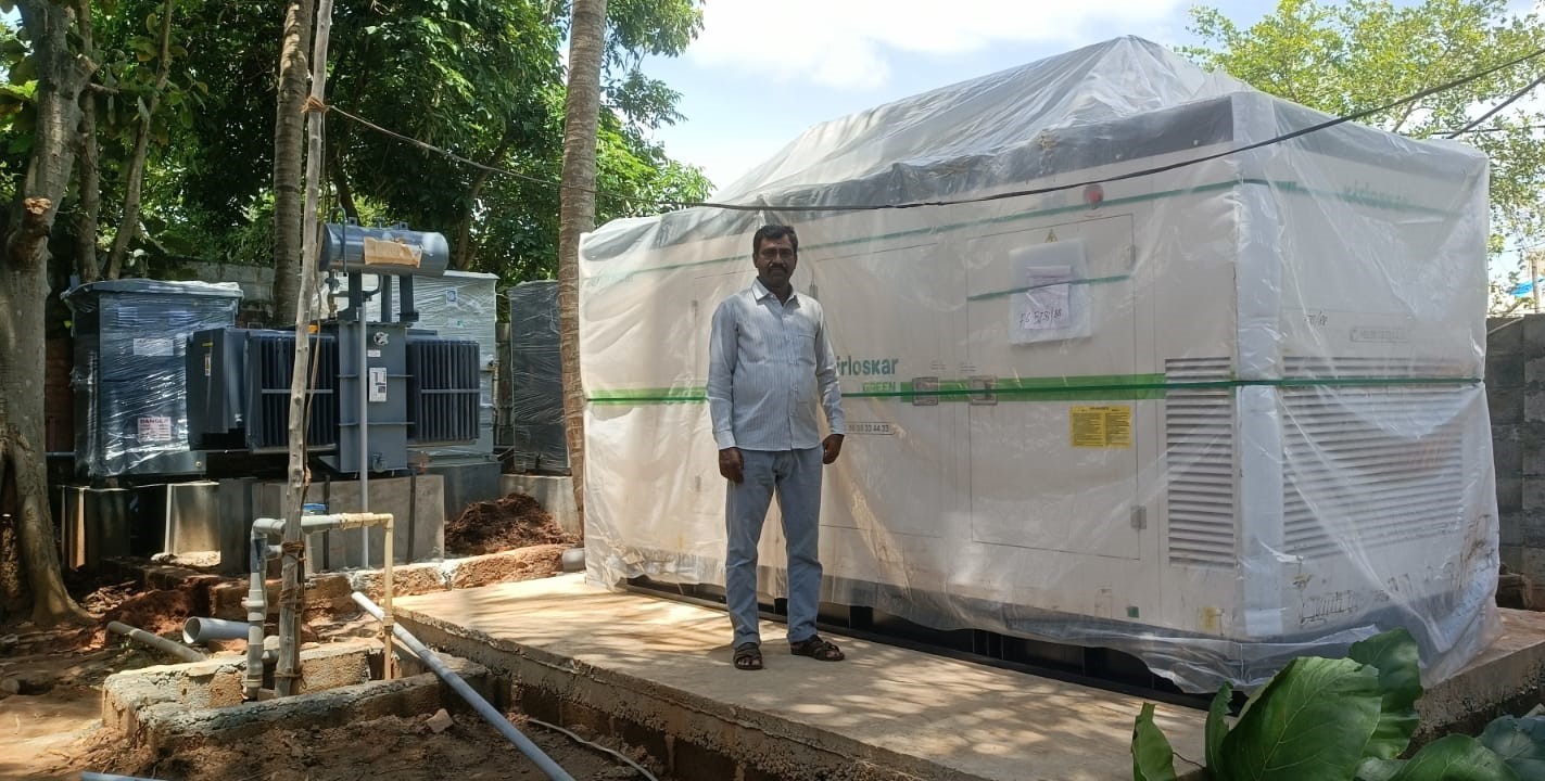 Revamp Power Solutions - Latest update - 250KVA Kirloskar Green DG Set installed at Anjanapur , Bangalore