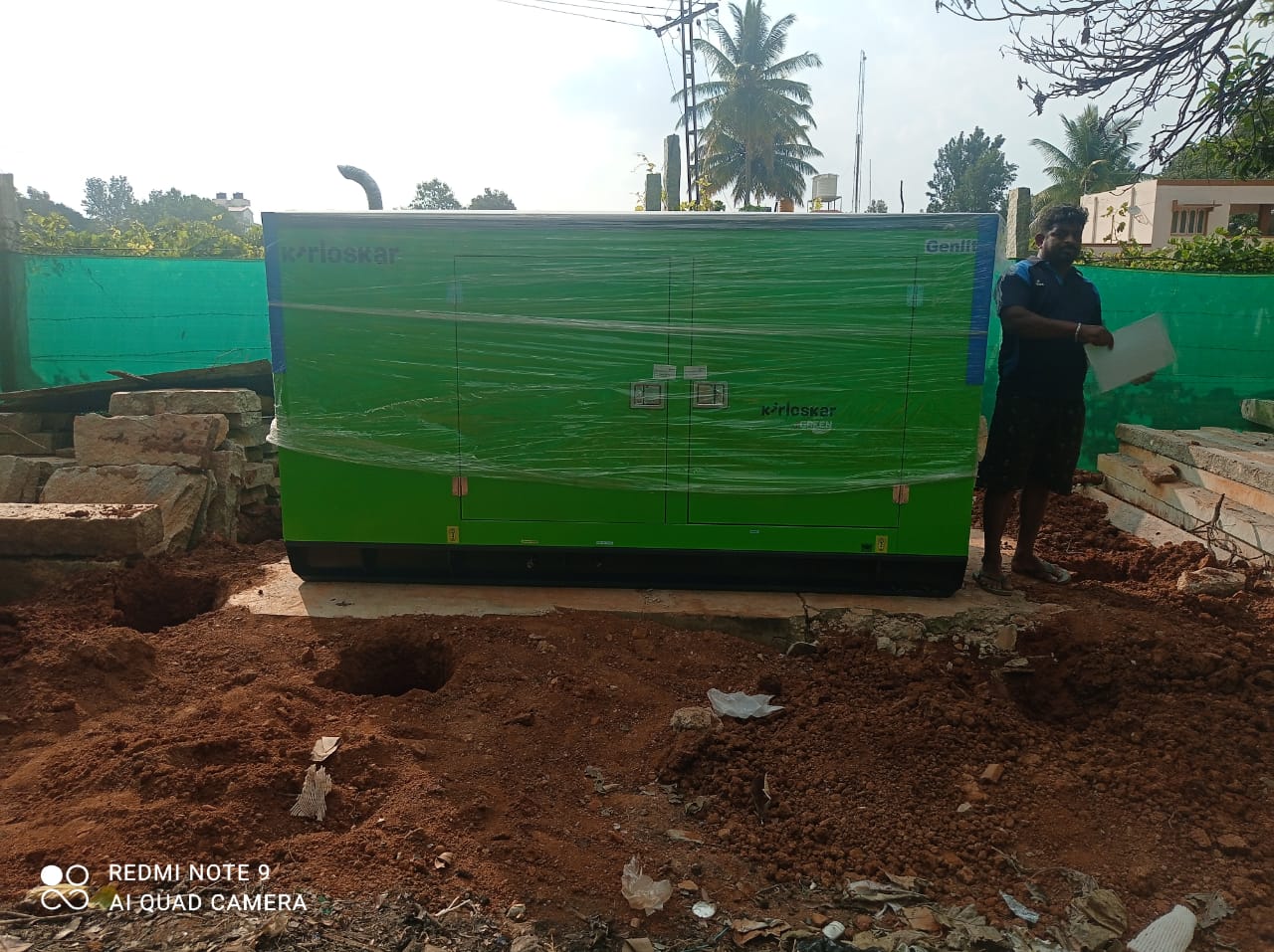 Revamp Power Solutions - Latest update - 25KVA Kirloskar Green DG Set installed at Bidadi , Bangalore