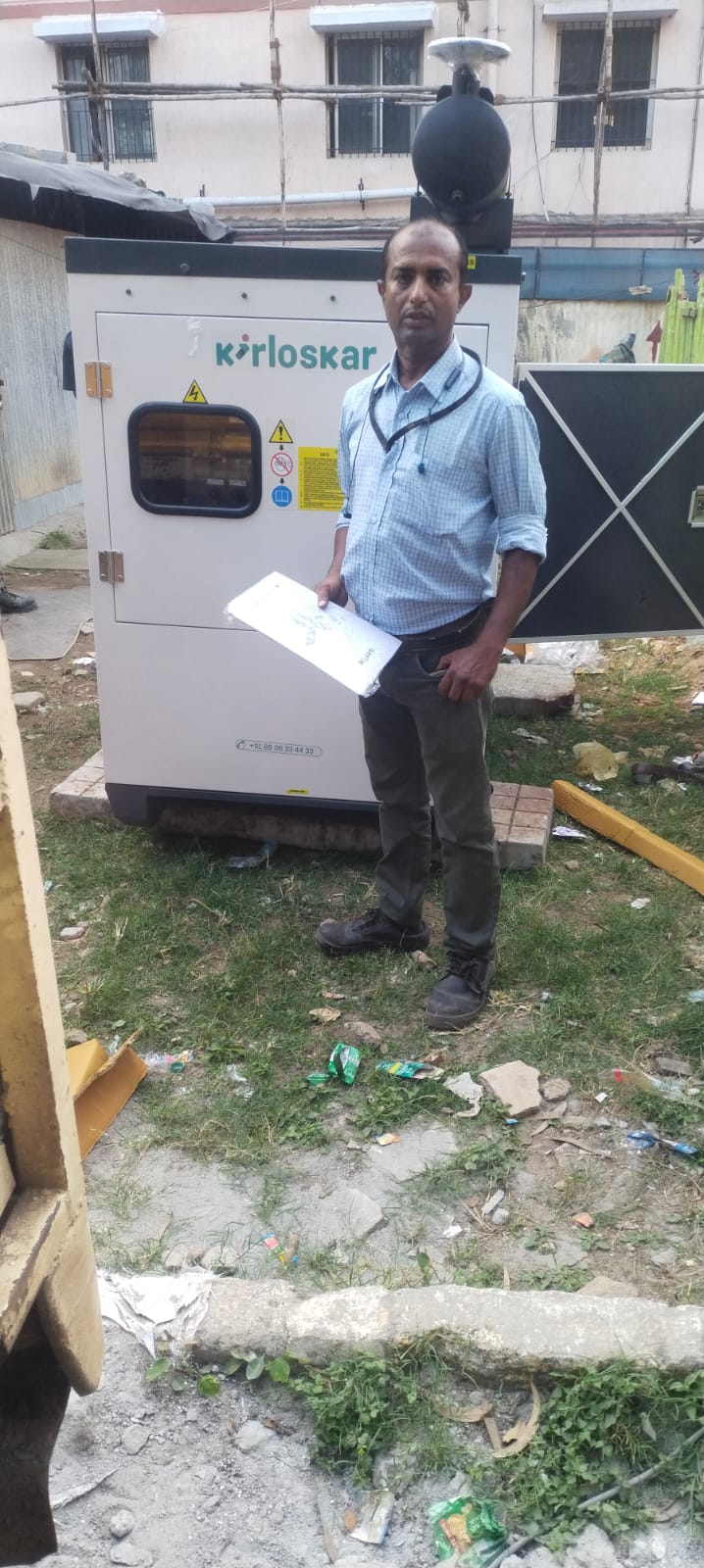 Revamp Power Solutions - Latest update - 25KVA Kirloskar Green DG Set installed at Halsur , Bangalore