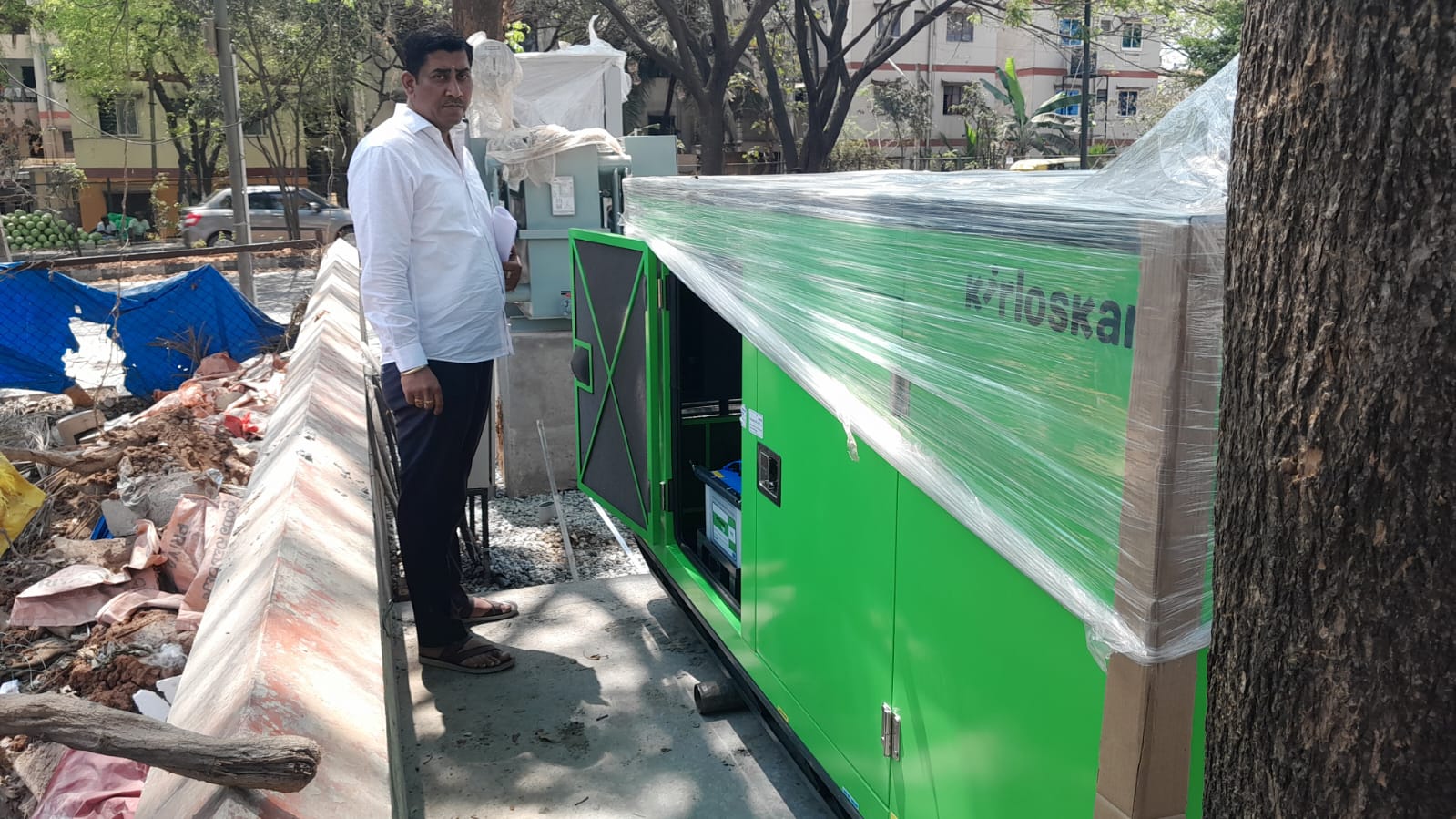 Revamp Power Solutions - Latest update - 25KVA Kirloskar Green DG Set installed at Kengeri  , Bangalore