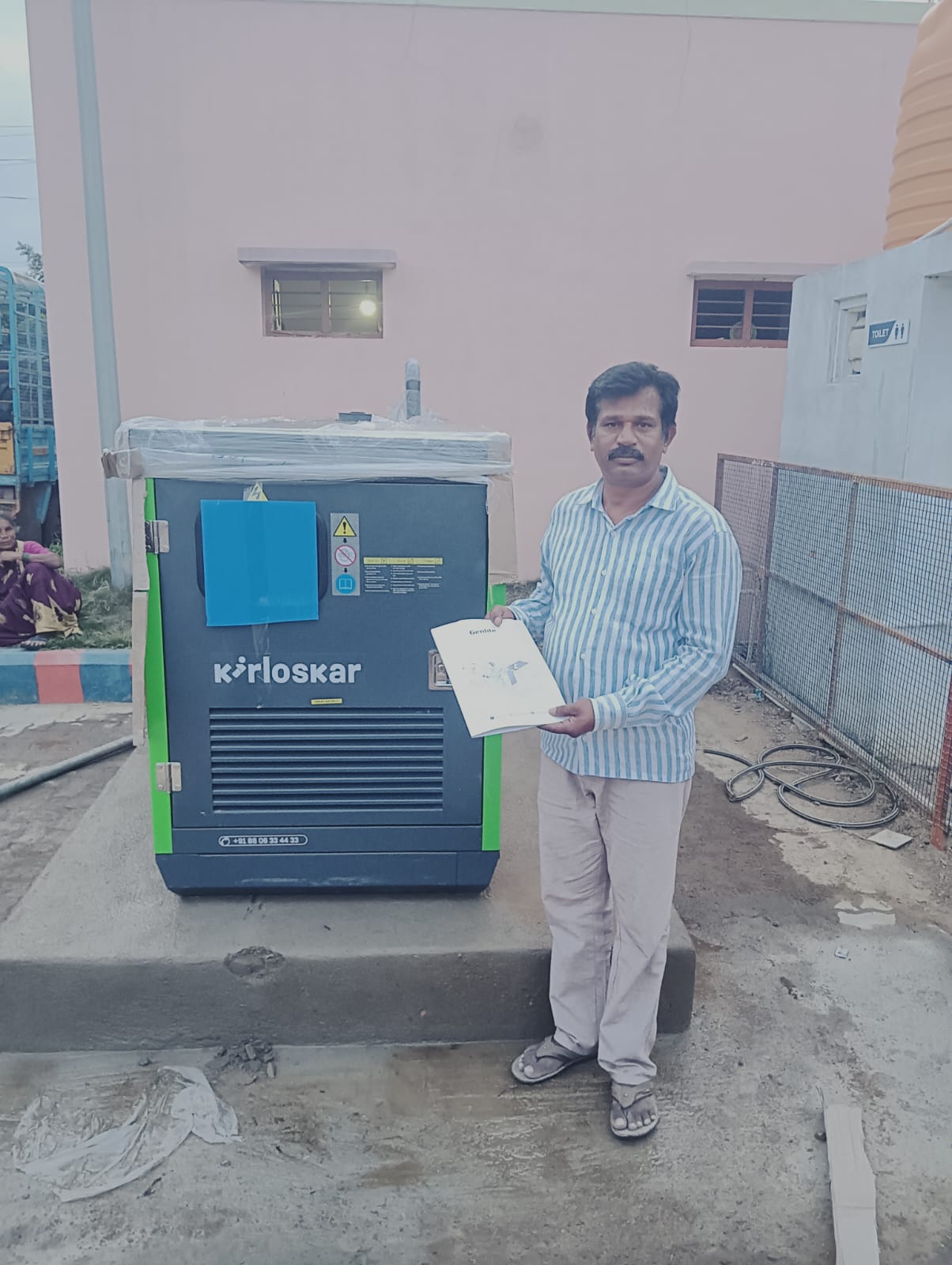 Revamp Power Solutions - Latest update - 25KVA Kirloskar Green DG Set installed at Mulbagilu , Kolar