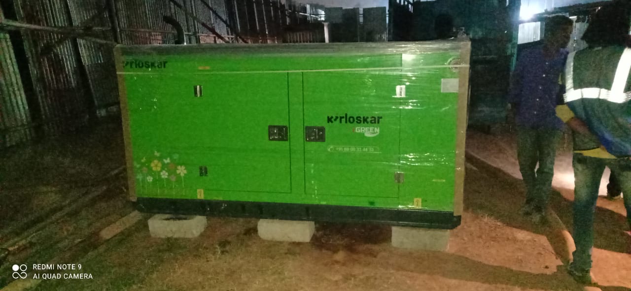 Revamp Power Solutions - Latest update - 25KVA Kirloskar Green DG Set installed at Janapriya , Bangalore