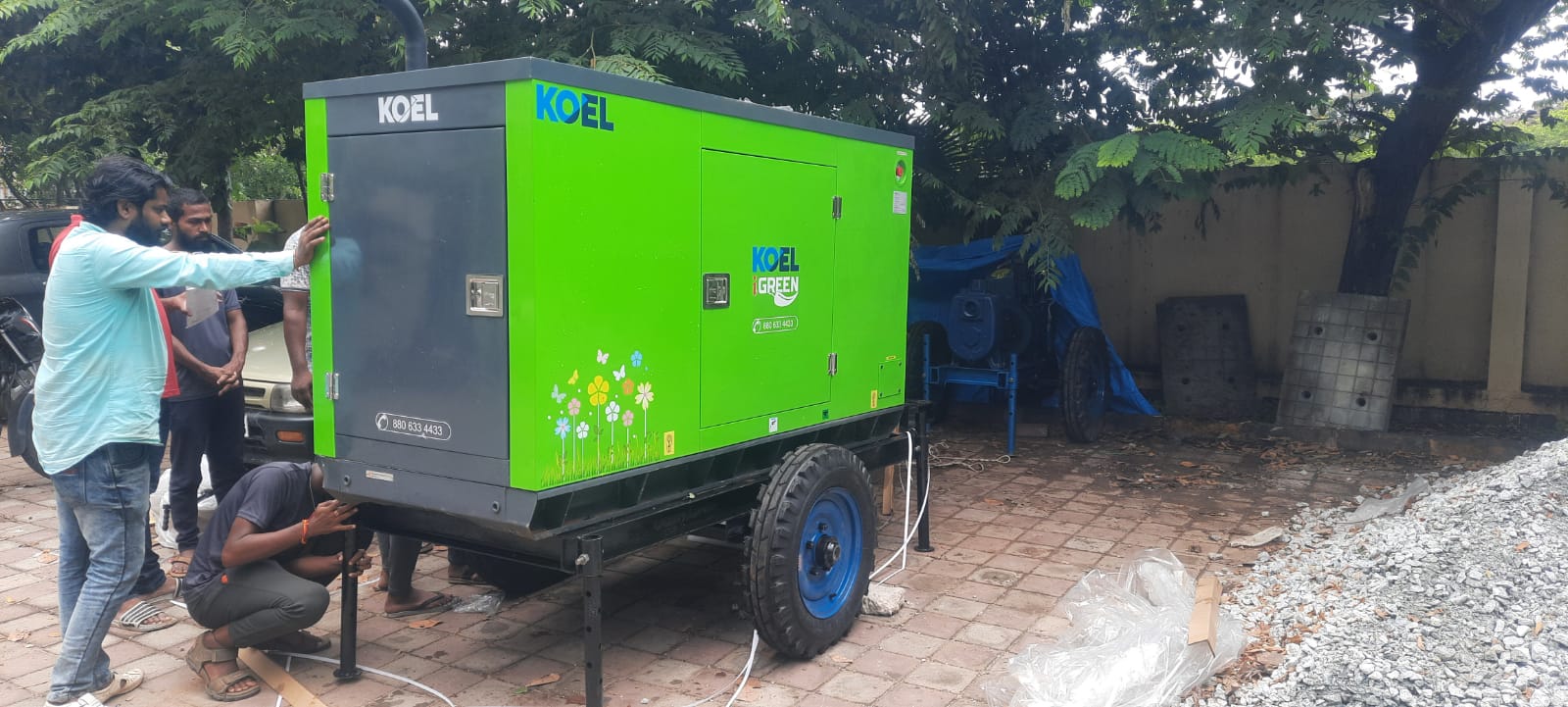 Revamp Power Solutions - Latest update - 25KVA DG Set installed at H S R Layout , Bangalore