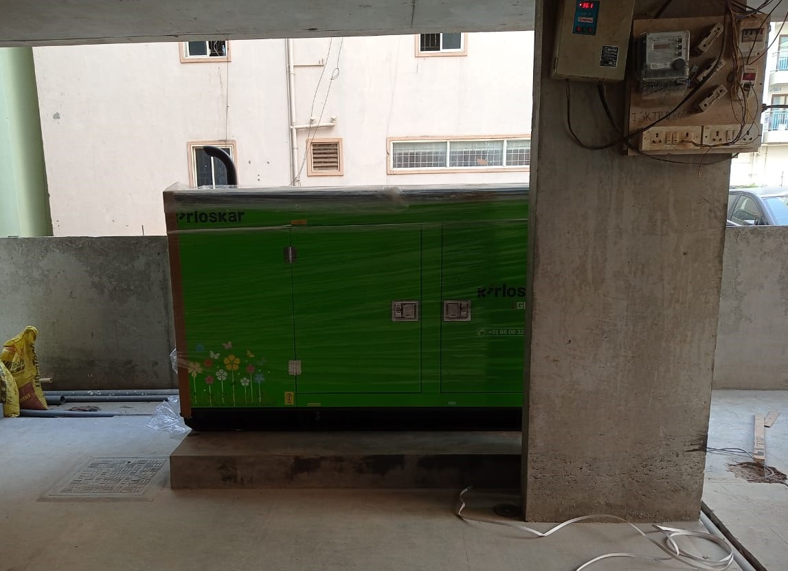 Revamp Power Solutions - Latest update - 25KVA DG Set installed at Jalhalli cross