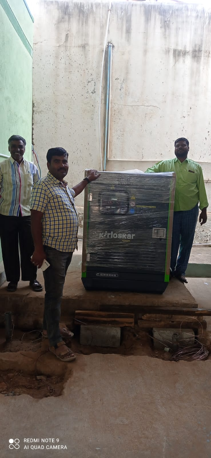 Revamp Power Solutions - Latest update - 25KVA Kirloskar Green DG Set installed at Kanakapura Road , Bangalore