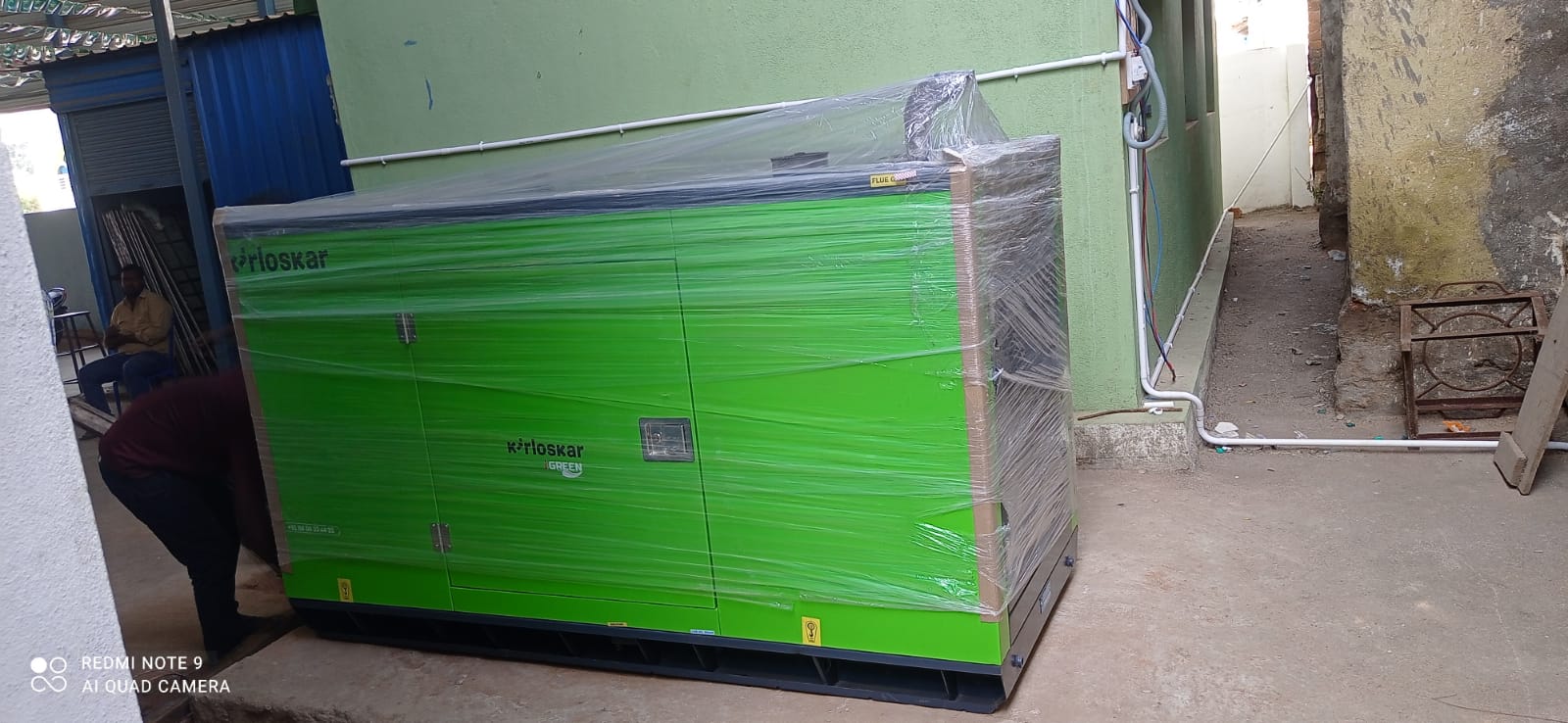 Revamp Power Solutions - Latest update - 25KVA Kirloskar Green DG Set installed at Whitefield , Bangalore