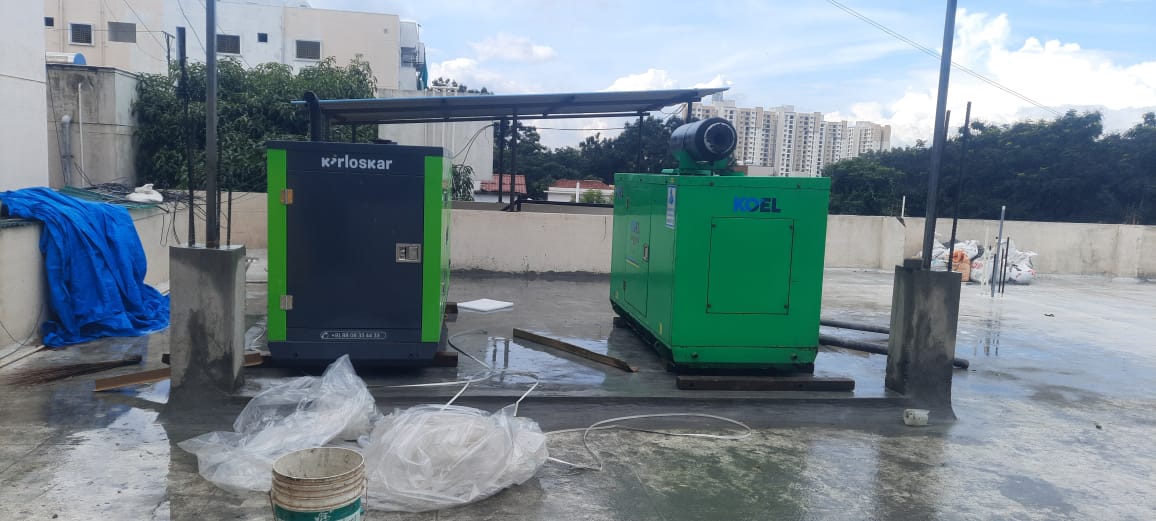 Revamp Power Solutions - Latest update - 30KVA Kirloskar Green DG Set installed at R R Nagar , Bangalore