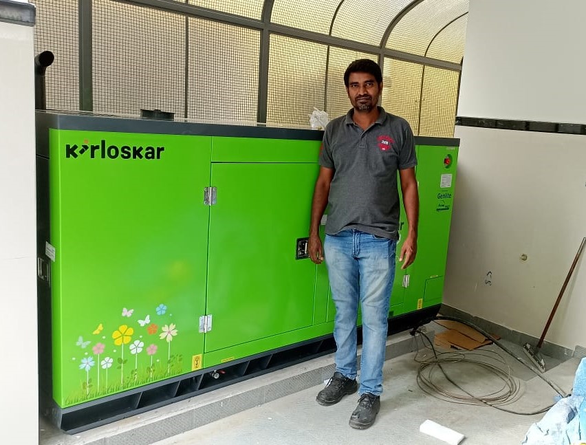 Revamp Power Solutions - Latest update - 30KVA DG Set installed at T Dashrahalli Peenya