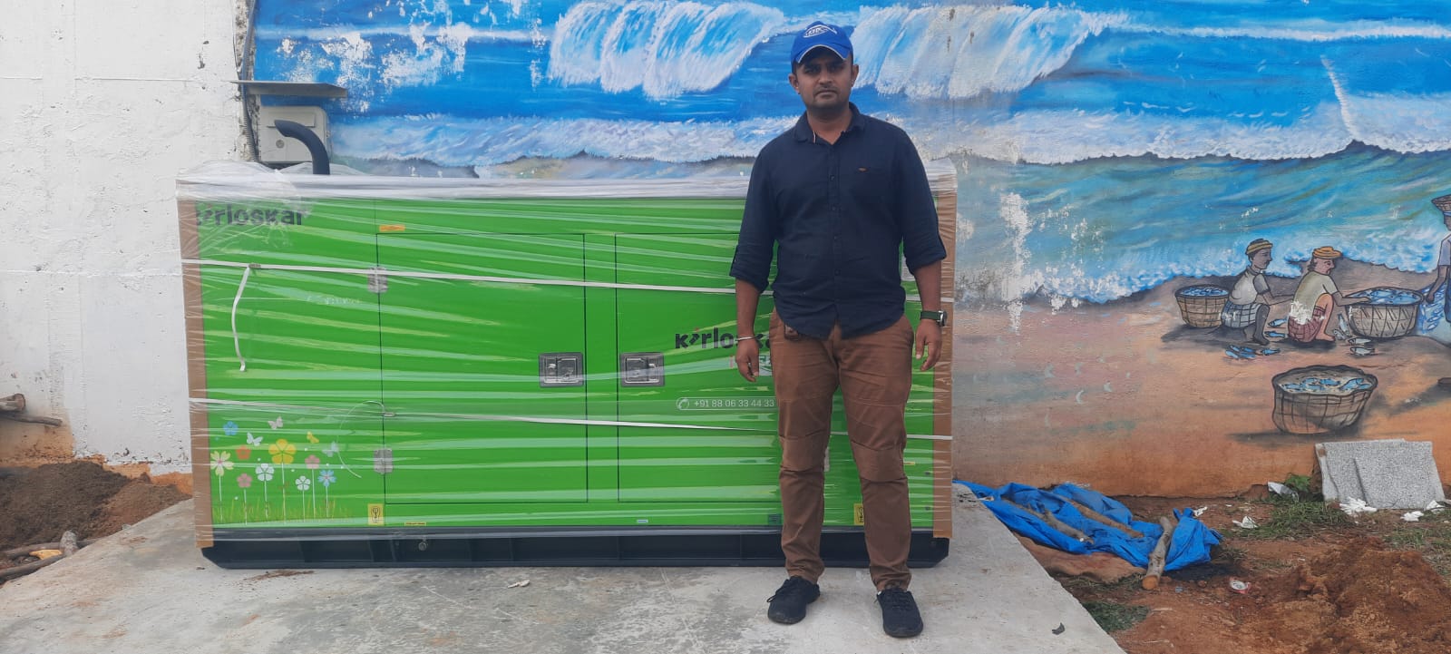 Revamp Power Solutions - Latest update - 30KVA DG Set installed at Nagarabhavi , Bangalore