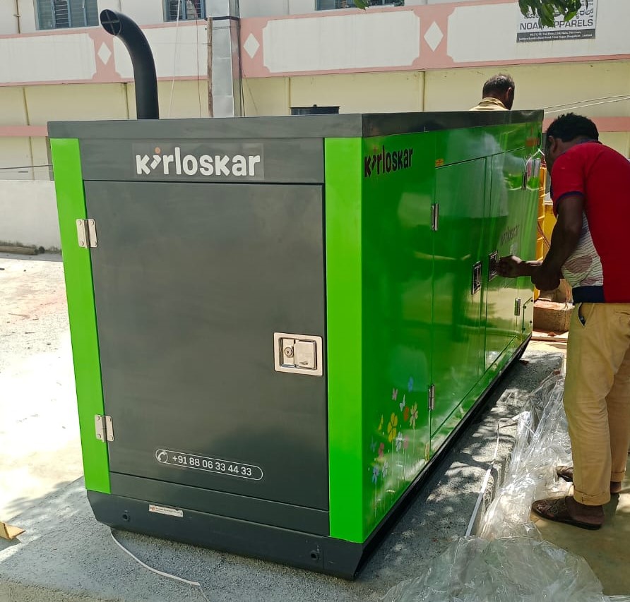 Revamp Power Solutions - Latest update - supplied KOEL Green 15kva dg set at Arasinakunte Nelamangala