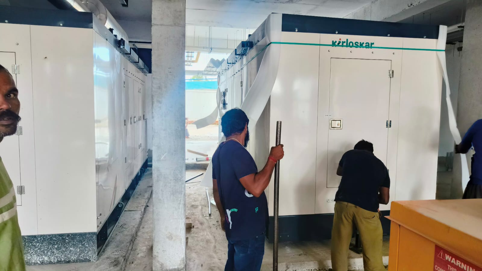 Revamp Power Solutions - Latest update - 320KVA Kirloskar Green DG Set installed at Jalahalli , Bangalore