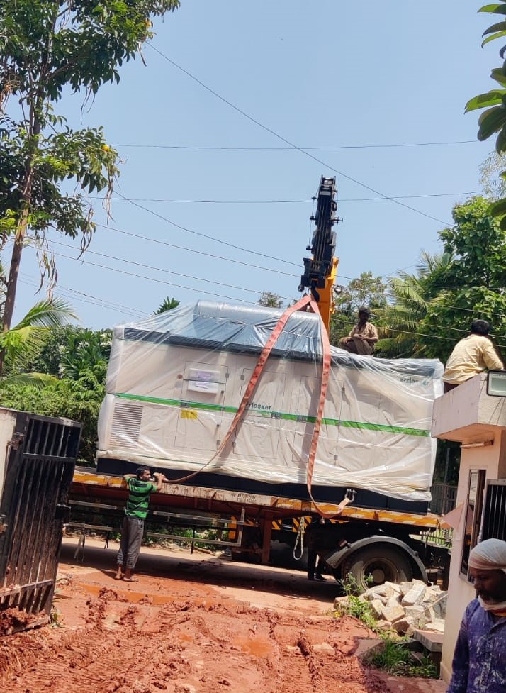 Revamp Power Solutions - Latest update - 320KVA Kirloskar Green DG Set installed at Dabaspete , Bangalore