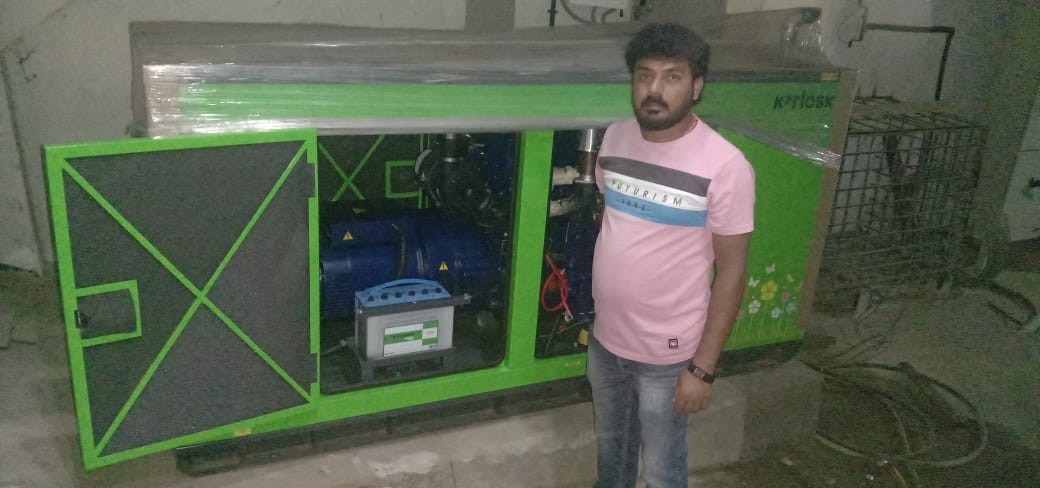 Revamp Power Solutions - Latest update - 35KVA Kirloskar Green DG Set installed at Bidadi  , Ramanagara