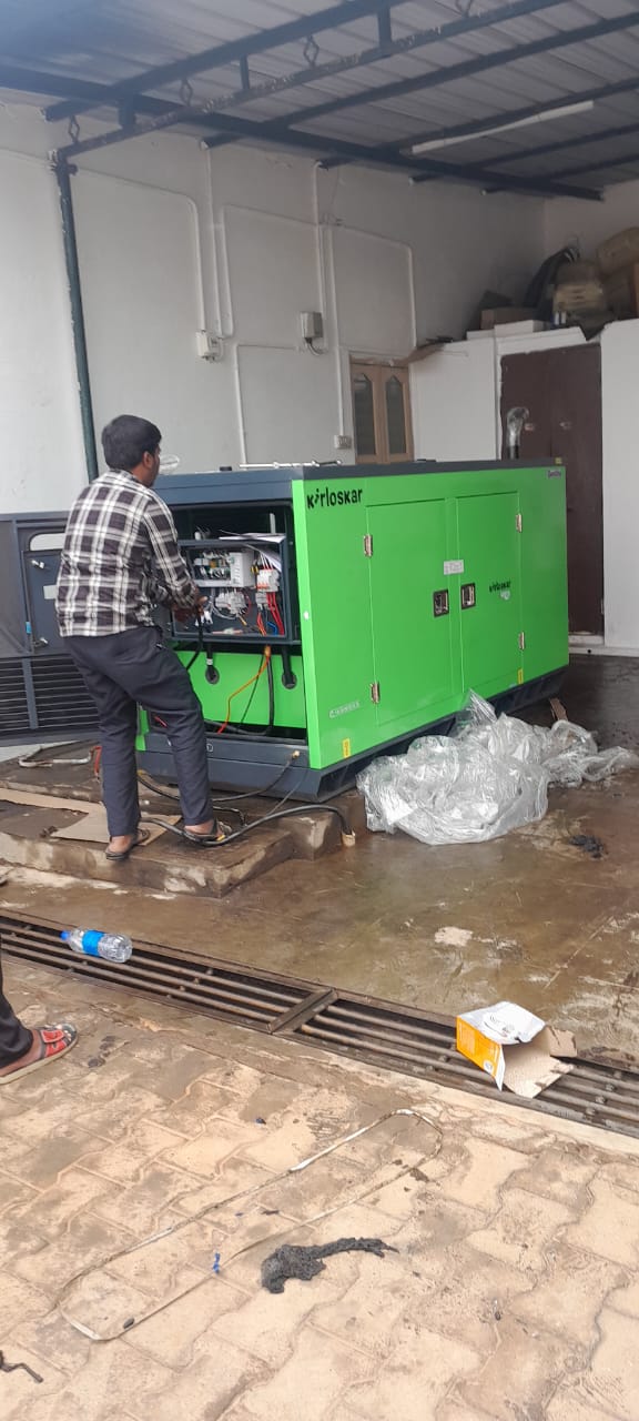 Revamp Power Solutions - Latest update - 35KVA Kirloskar Green DG Set installed at Kadabagere , Bangalore