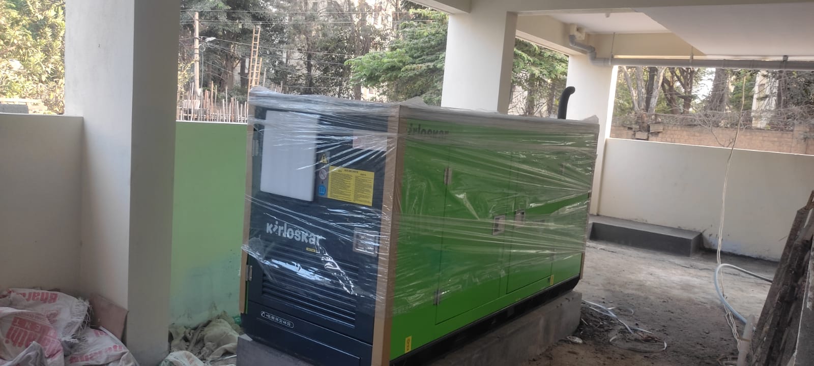 Revamp Power Solutions - Latest update - 35KVA Kirloskar Green DG Set installed at Kaggadasapura , Bangalore