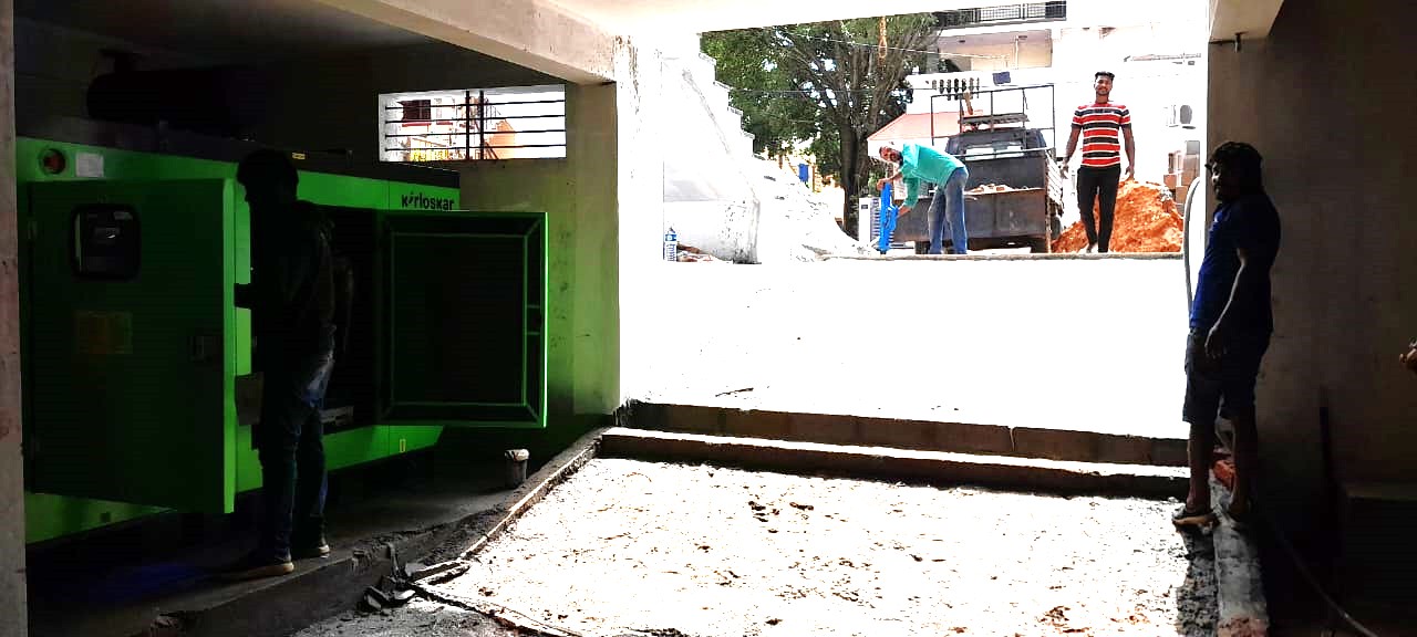 Revamp Power Solutions - Latest update - 35KVA Kirloskar Green DG Set installed at Katriguppe , Bangalore