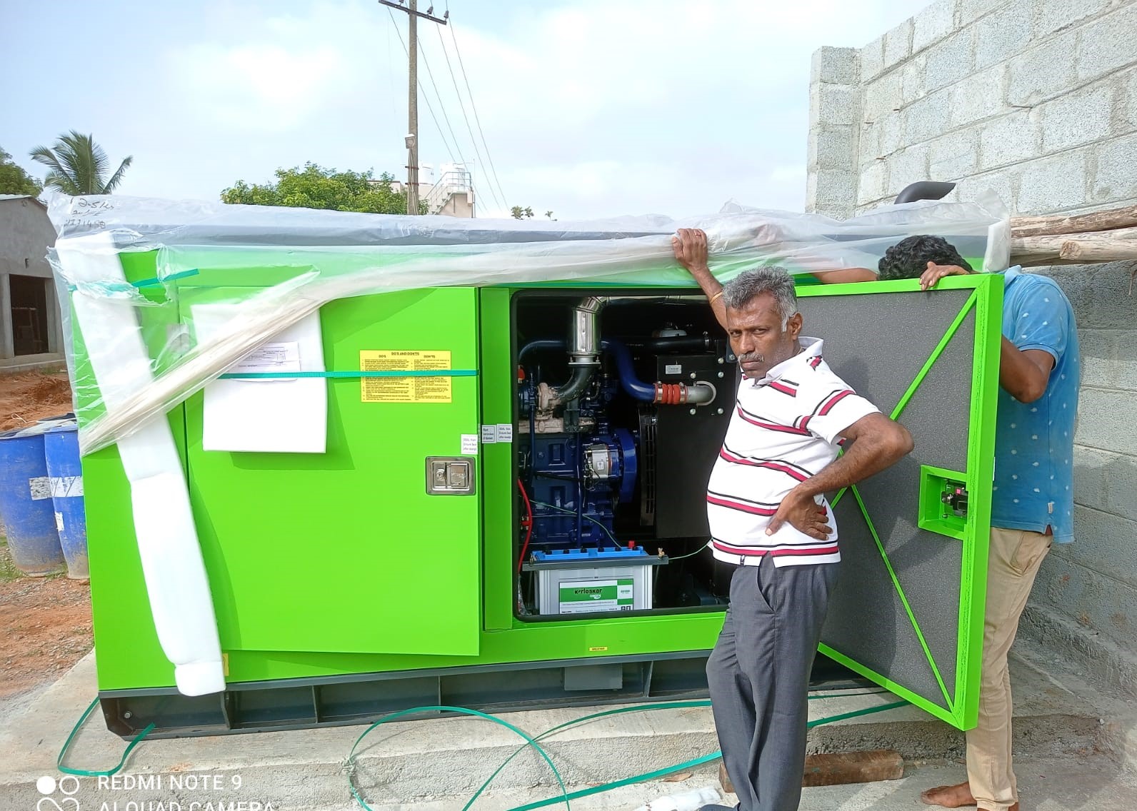 Revamp Power Solutions - Latest update - We have supplied KOEL Green 35KVA DG set at Near university Kengeri