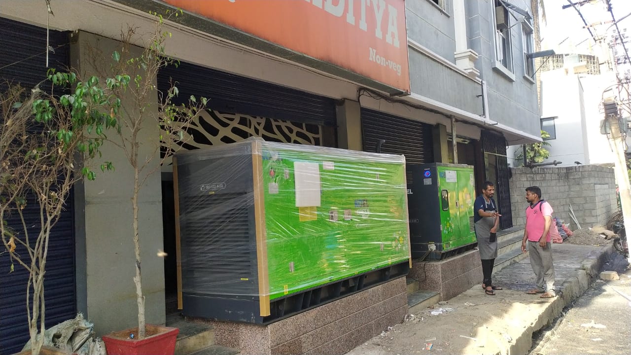 Revamp Power Solutions - Latest update - 35KVA Kirloskar Green DG Set installed at Nayandahalli , Bangalore