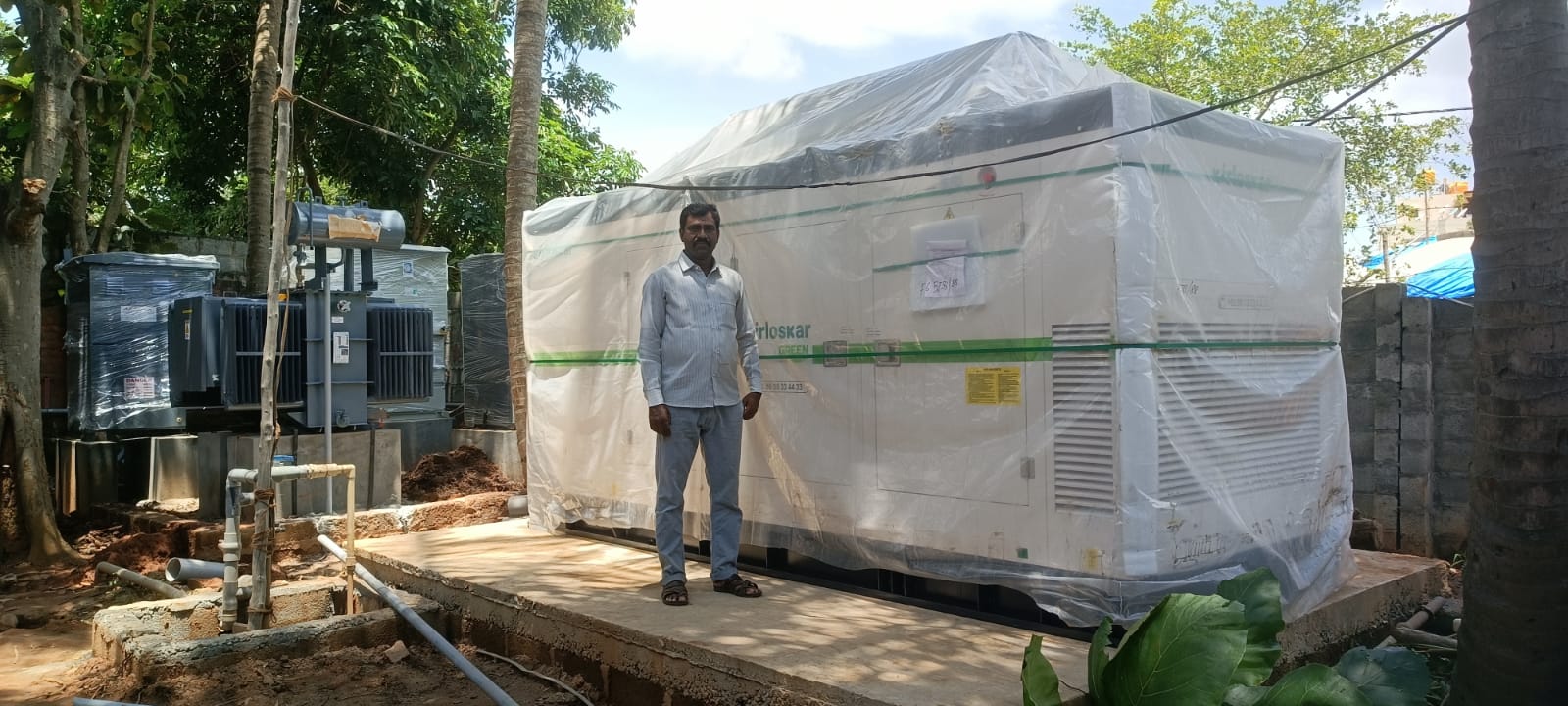 Revamp Power Solutions - Latest update - 400KVA DG Set installed at Koramangala , Bangalore