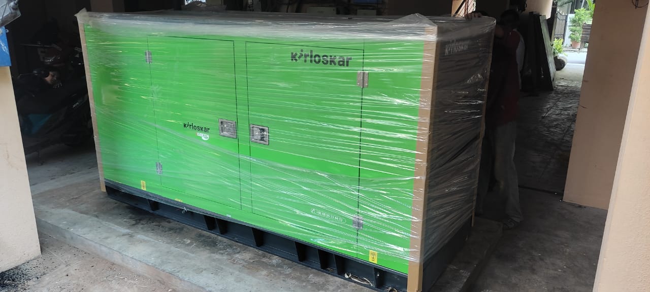 Revamp Power Solutions - Latest update - 40KVA Kirloskar Green DG Set installed at Indhira Nagar , Bangalore