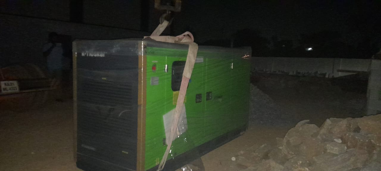 Revamp Power Solutions - Latest update - 40KVA Kirloskar Green DG Set installed at Shivaji Nagar , Bangalore