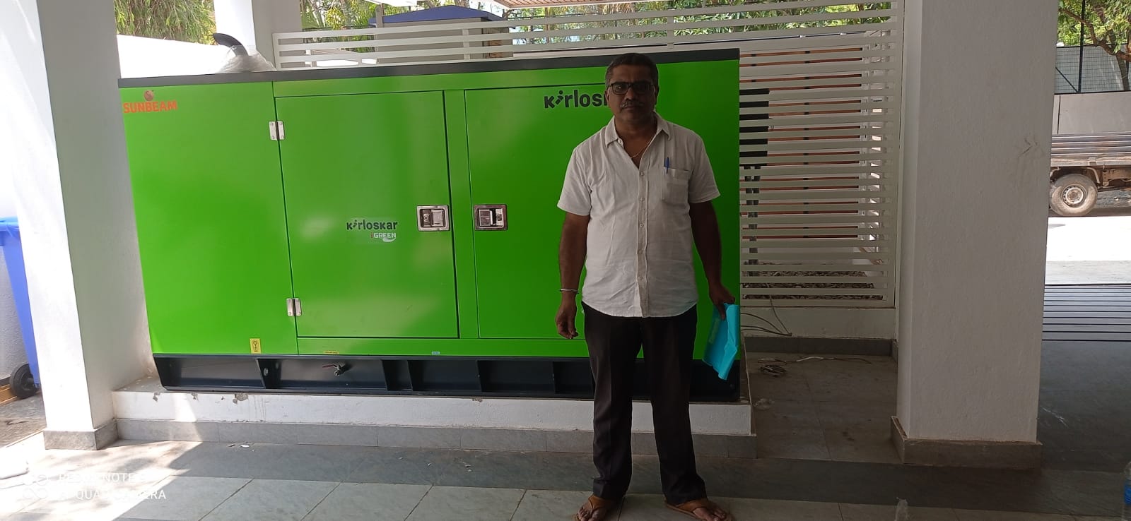 Revamp Power Solutions - Latest update - 45KVA Kirloskar Green DG Set installed at Marathalli , Bangalore