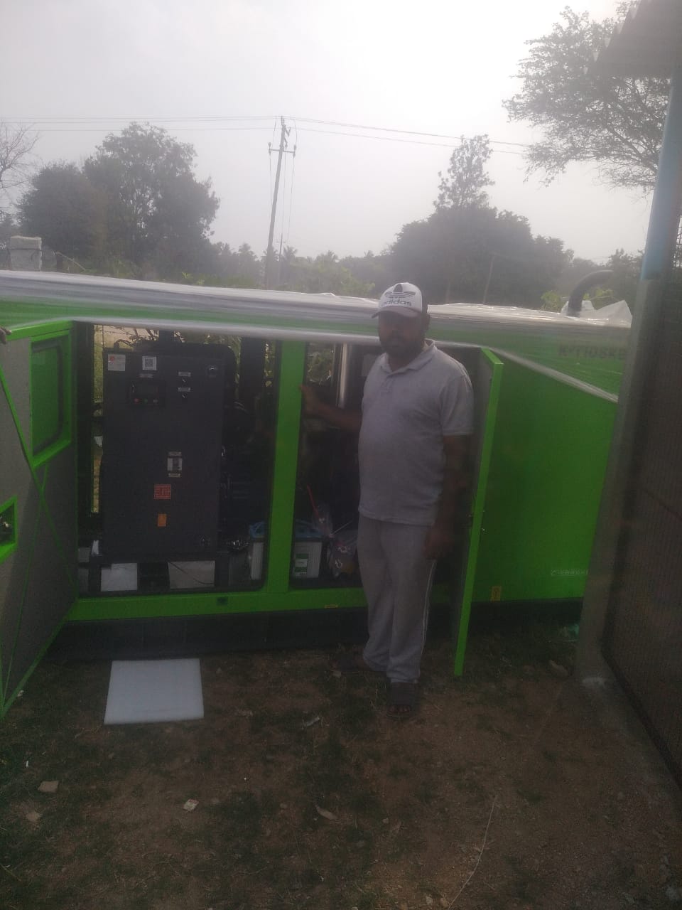 Revamp Power Solutions - Latest update - 45KVA Kirloskar Green DG Set installed at Mulabagilu , Kolar