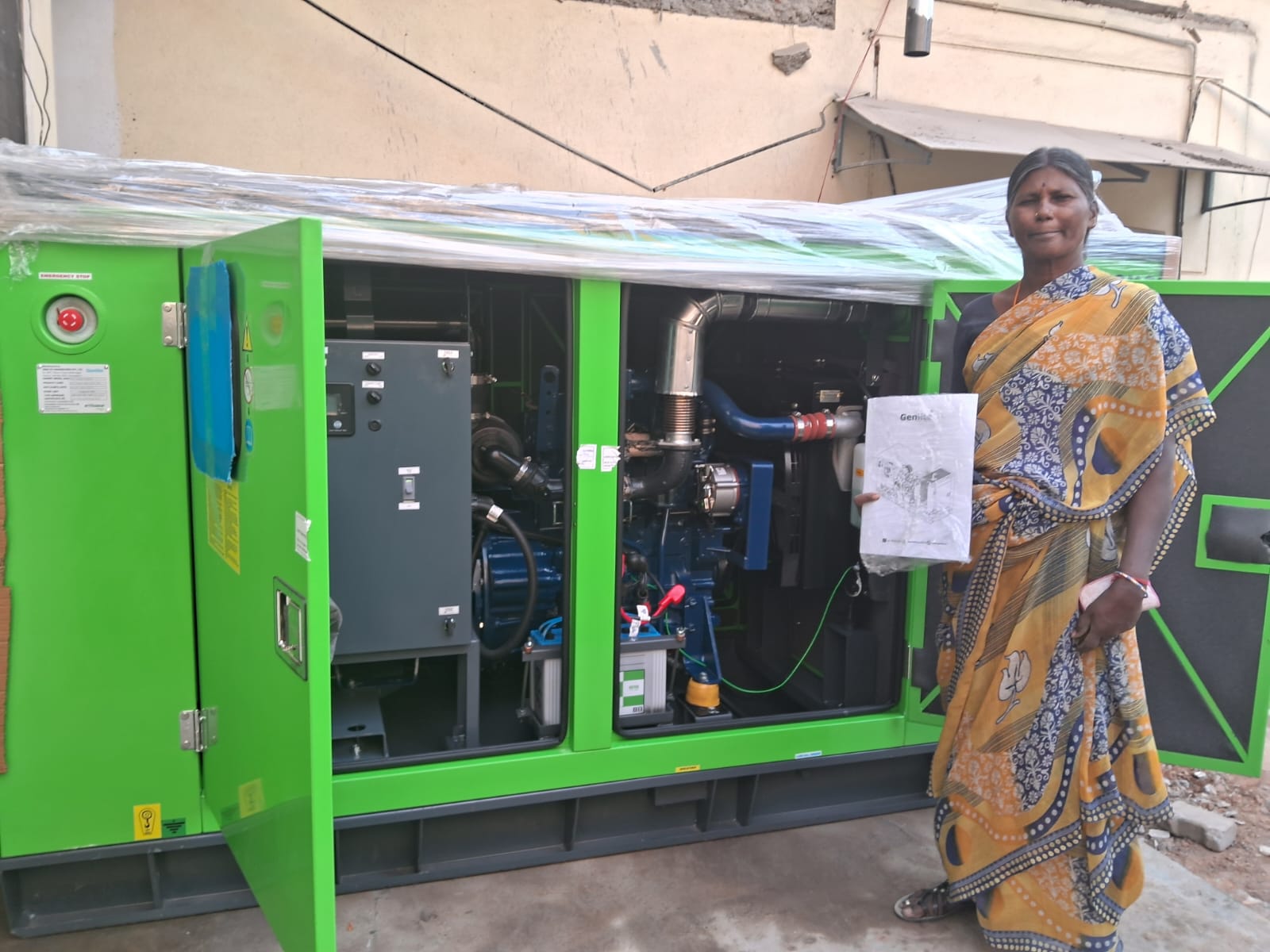 Revamp Power Solutions - Latest update - 62.5KVA Kirloskar Green DG Set Installed at Laggere , Bangalore