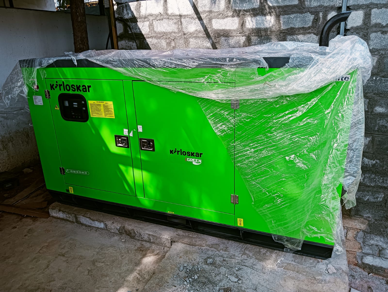 Revamp Power Solutions - Latest update - 62.5KVA Kirloskar Green DG Set Installed at Tavarekere , Bangalore