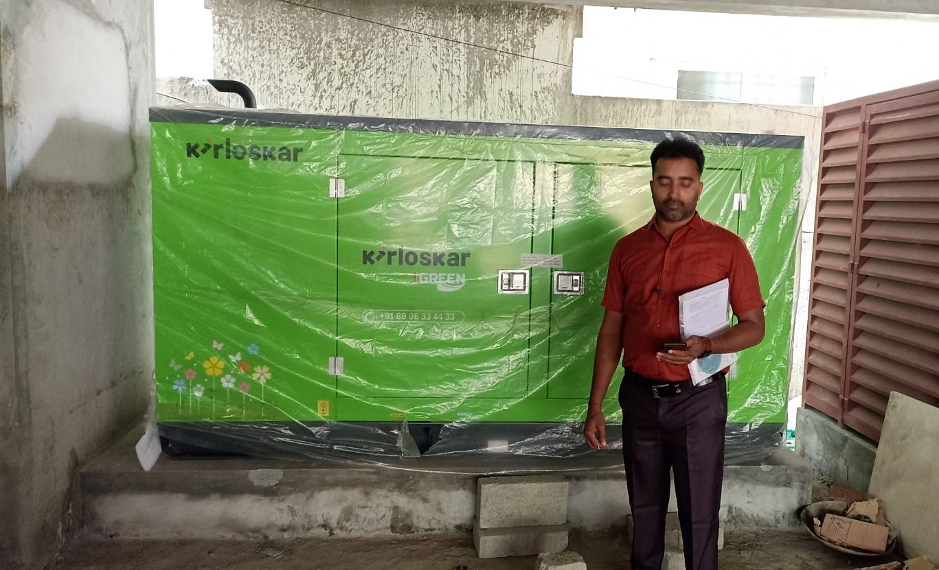 Revamp Power Solutions - Latest update - supplied KOEL Green 25KVA DG set at Malavalli Mandya