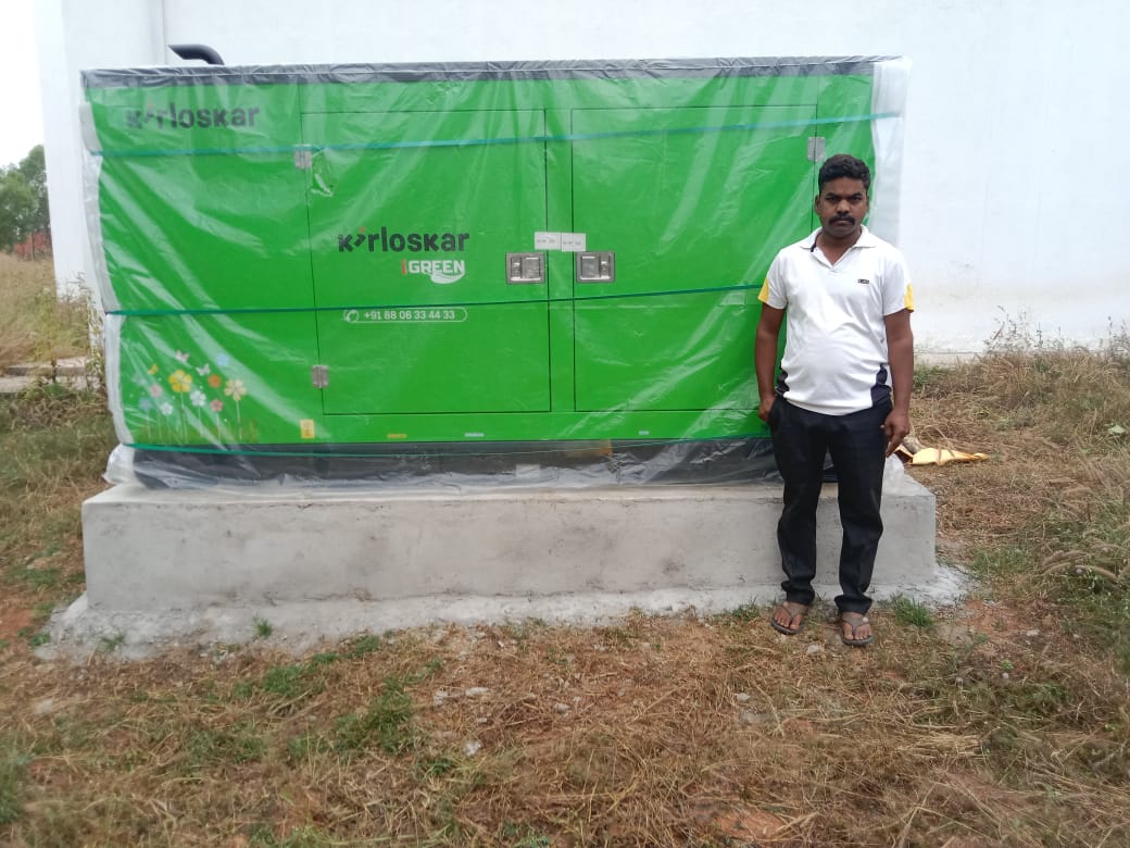 Revamp Power Solutions - Latest update - 62.5KVA DG Set installed at Shiggaon , Haveri