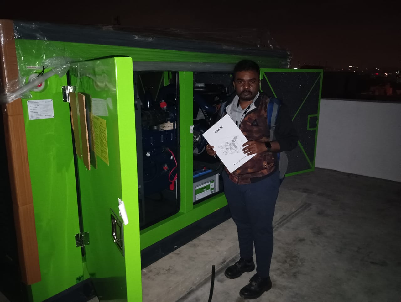 Revamp Power Solutions - Latest update - 62.5KVA Kirloskar Green DG Set installed at Kengeri Upanagara , Bangalore