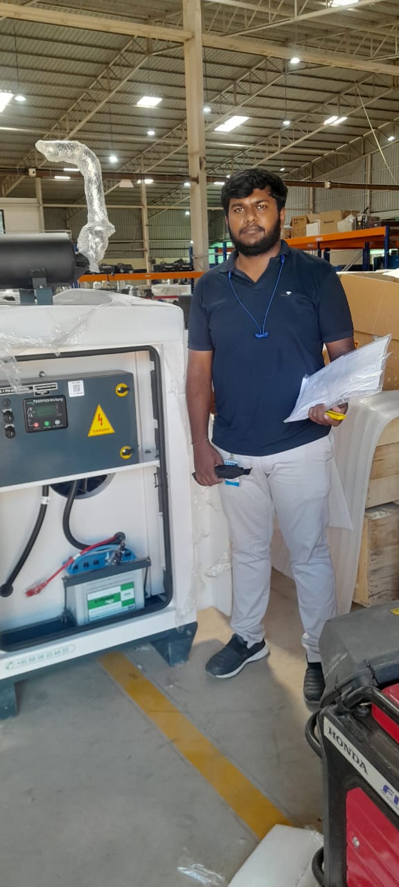 Revamp Power Solutions - Latest update - 7.5KVA Kirloskar Green DG Set installed at Sahakarnagar , Bangalore